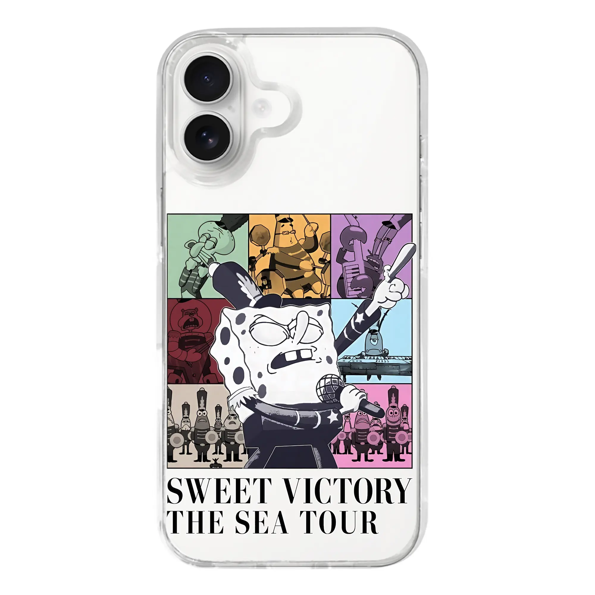 スポンジボブ グッズ スポンジボブ - iPhone 17シリーズ 透明スマホケース – 薄型・耐衝撃・精密フィット保護カバー